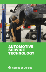 AUTOMOTIVE SERVICE TECHNOLOGY