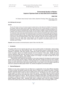 Environmental Injustice in Pakistan: Academic Journal of Interdisciplinary Studies MCSER Publishing, Rome-Italy