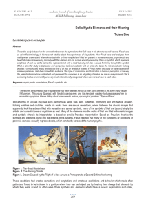 Dalí’s Mystic Elements and their Meaning Academic Journal of Interdisciplinary Studies