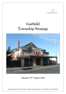 Garfield Township Strategy  Adopted 19
