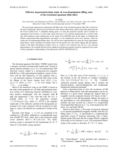Effective hypernetted-chain study of even-denominator-filling state