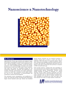 An Overview Nanoscience &amp; Nanotechnology: Overview Page  1