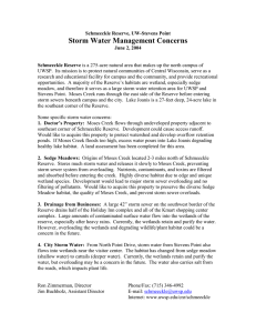 Storm Water Management Concerns