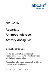 ab105135 Aspartate Aminotransferase Activity Assay Kit