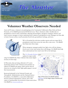 The Monitor Volunteer Weather Observers Needed