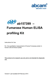 ab157399  – Fumarase Human ELISA profiling Kit