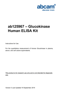 ab125967 – Glucokinase Human ELISA Kit