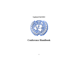 Conference Handbook Updated Fall 2012 1