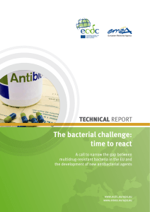 The bacterial challenge: time to react TECHNICAL
