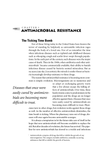 Antimicrobial Resistance The Ticking Time Bomb 1