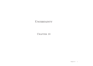 Uncertainty Chapter 13 1