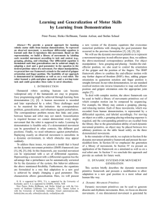 Learning and Generalization of Motor Skills by Learning from Demonstration