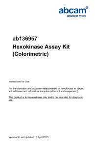 ab136957 Hexokinase Assay Kit (Colorimetric)