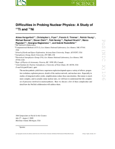 PoS(NIC X)106 Difficulties in Probing Nuclear Physics: A Study of Ti and Ni