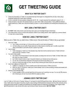 GET TWEETING GUIDE  WHAT IS A TWITTER CHAT?