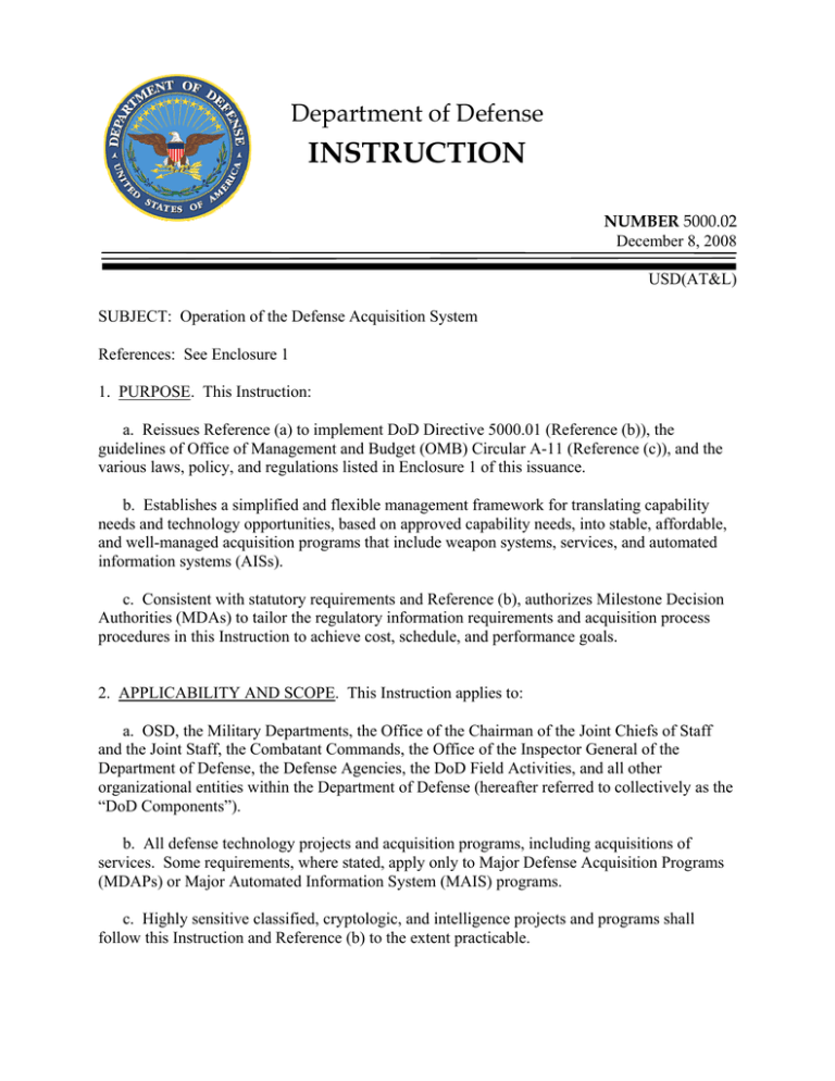 instruction-department-of-defense