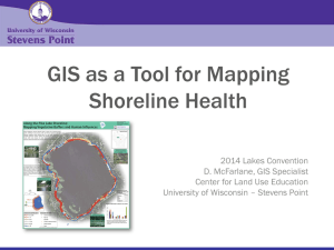 GIS as a Tool for Mapping Shoreline Health