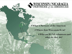 What is Partners of the Americas Where does Wisconsin fit in?