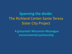 Spanning the divide: The Richland Center-Santa Teresa Sister City Project