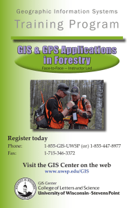 Training Program GIS &amp; GPS Applications in Forestry Register today