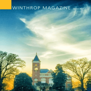 WINTHROP MAGAZINE Winter 2015