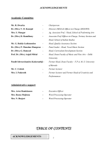 ACKNOWLEDGEMENTS Academic Committee