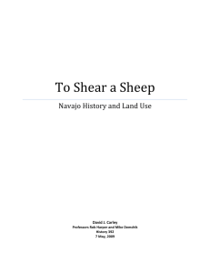 To Shear a Sheep  Navajo History and Land Use  David J. Carley   