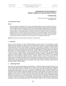 Legal Aspects on the Harmonization of Academic Journal of Interdisciplinary Studies