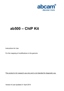 ab500 – ChIP Kit