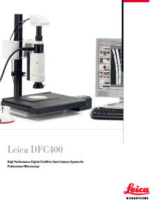 Leica DFC400 High Performance Digital FireWire Color Camera System for Professional Microscopy