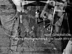 NEXT GENERATION: Emerging Photographers From South Africa