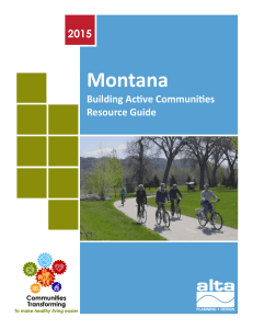 Montana  2015 Building Active Communities