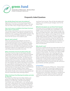 green  fund Frequently Asked Questions