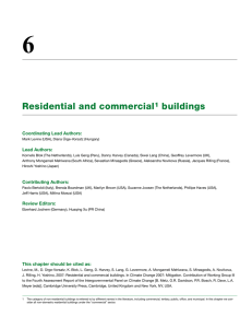 6 Residential and commercial buildings 1