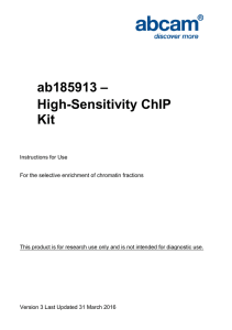 ab185913 – High-Sensitivity ChIP Kit