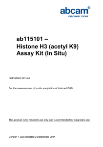 ab115101 – Histone H3 (acetyl K9) Assay Kit (In Situ)