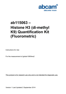 ab115063 – Histone H3 (di-methyl K9) Quantification Kit (Fluorometric)