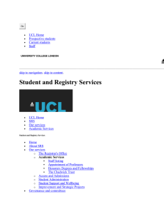 Student and Registry Services
