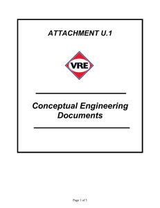 Conceptual Engineering Documents ATTACHMENT U.1