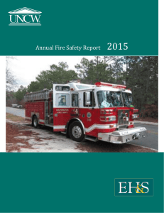 2015  Annual Fire Safety Report