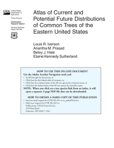 Atlas of Current and Potential Future Distributions of Common Trees of the