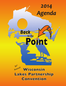 2014 Agenda Wisconsin Lakes Partnership