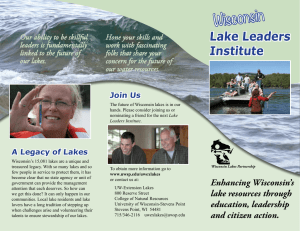 Wisconsin Lake Leaders Institute