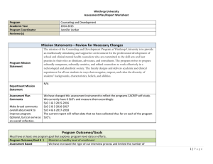 Counseling and Development 2014-2015 Jennifer Jordan