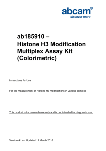 ab185910 – Histone H3 Modification Multiplex Assay Kit (Colorimetric)
