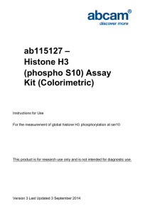 ab115127 – Histone H3 (phospho S10) Assay Kit (Colorimetric)