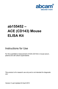 ab155452 – ACE (CD143) Mouse ELISA Kit Instructions for Use