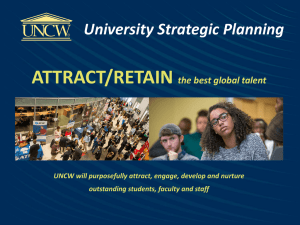 ATTRACT/RETAIN University Strategic Planning the best global talent