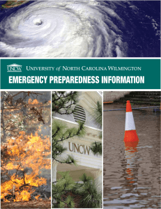 EMERGENCY PREPAREDNESS INFORMATION