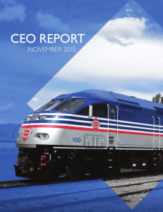 CEO REPORT NOVEMBER 2015